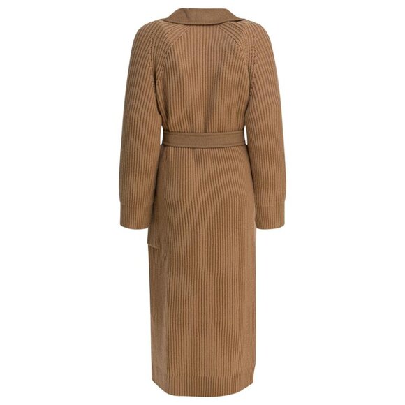 Max Mara Camel Long Coat tag size 44 Women - Picture 2 of 4